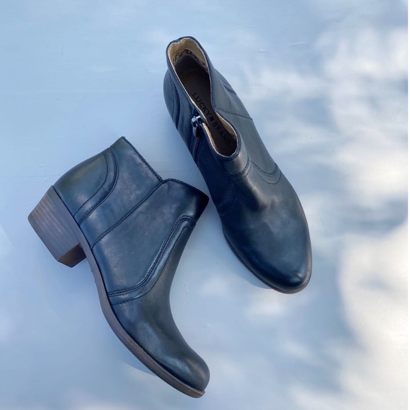 Lucky Brand Black Ankle Boots 8.5 - Picture 3 of 10